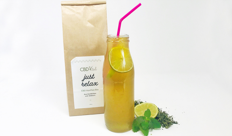 Sommerlicher Hanf-Limetten Sirup