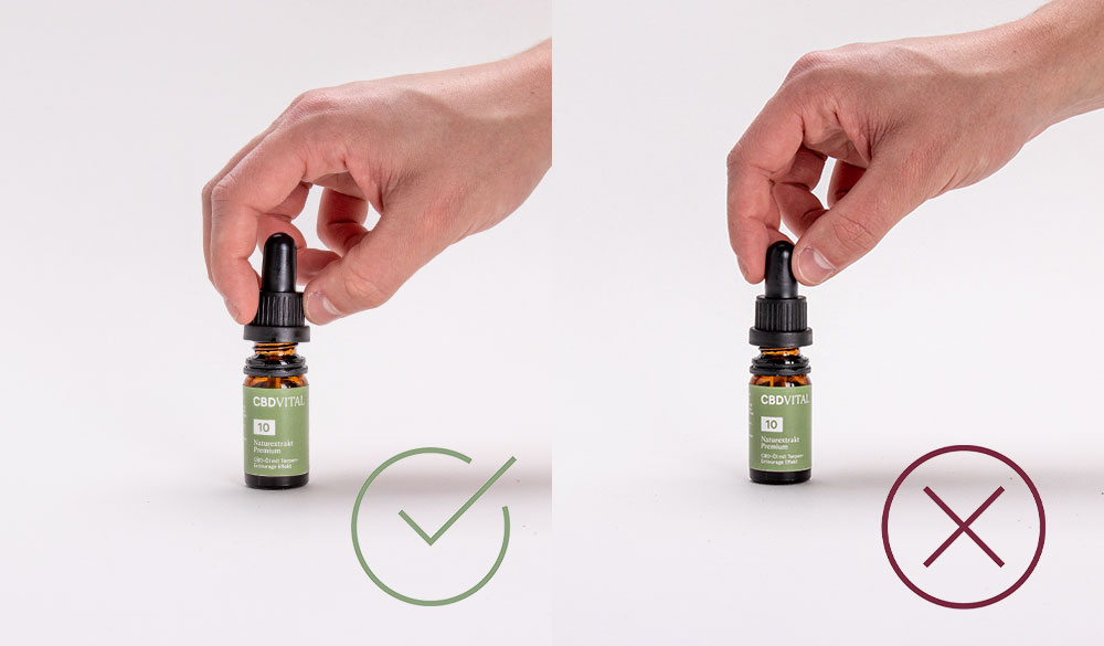 Tipps gegen Auslaufen: Das Fl&auml;schchen richtig aufschrauben